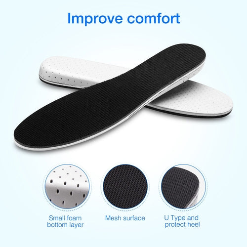 Men Women Invisible Height Increase Insoles Heel Lift Taller Shoe
