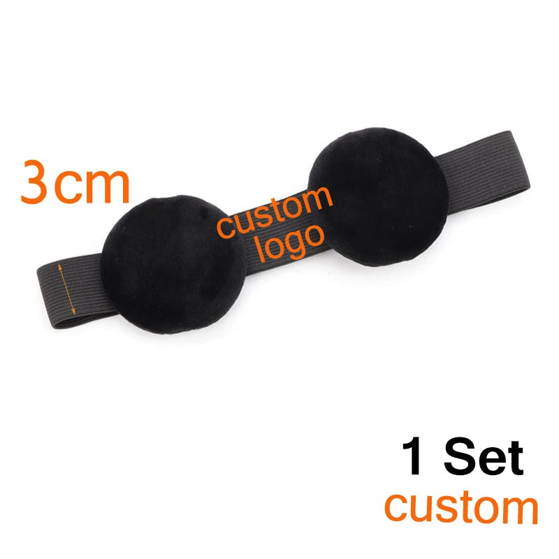 Edge Melt Band With Ear Protector For Lace Wigs 3Pcs Elastic Band With Logo Personalized For Laying Lace Edge Slayer Hair Band