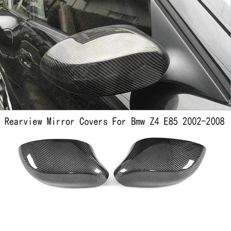 Car Carbon Fiber Rearview Side Wing Mirror Covers Rearview Mirror Covers for Bmw Z4 E85 2002-2008