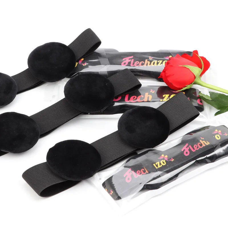 Edge Melt Band With Ear Protector For Lace Wigs 3Pcs Elastic Band With Logo Personalized For Laying Lace Edge Slayer Hair Band